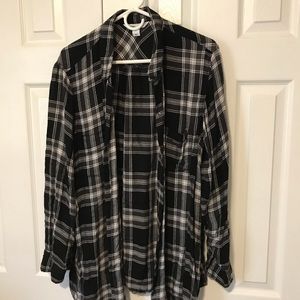 Plaid button down